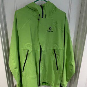 Men's L Lime Green Scott Softshell Ski Jacket